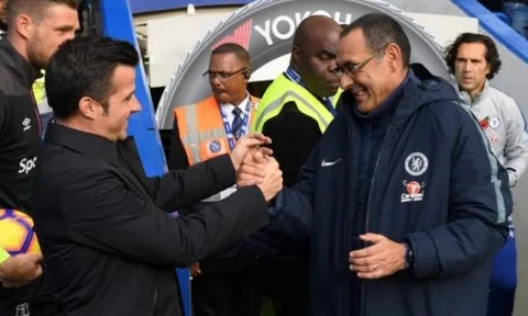 HLV Everton tiết lộ điều Sarri nói sau trận hoà với Chelsea