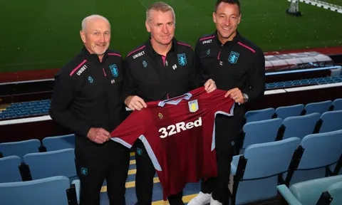 Sếp mới John Terry rạng rỡ ra mắt Aston Villa