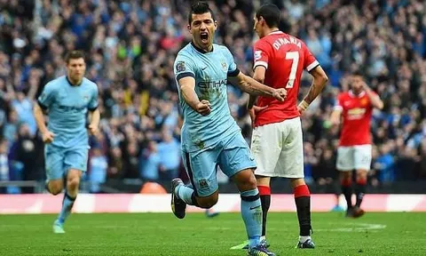 Sergio Aguero - Hung thần đích thực của Man Utd