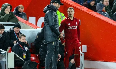 Shaqiri tiết lộ chỉ đạo từ Klopp giúp mình 2 lần phá lưới M.U