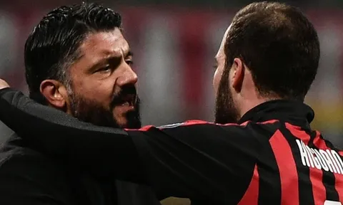 Gattuso: "Có thể Higuain đang diễn kịch"