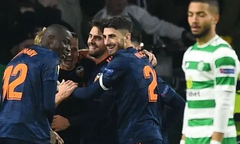 Valencia tạo lợi thế lớn trên sân Celtic Park