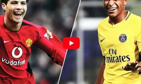 So sánh Cristiano Ronaldo và Kylian Mbappe năm 18 tuổi