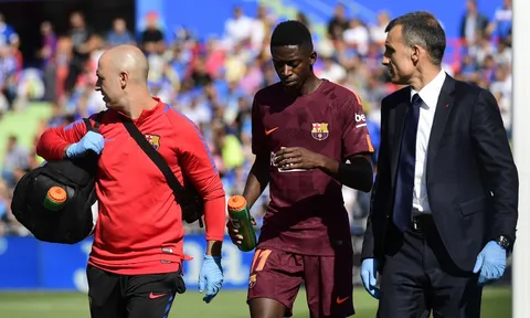 SỐC: Barca mất trụ cột 4 tháng
