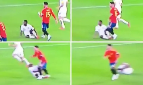 Sốc! Sau Mohamed Salah, đến lượt Sterling bị Sergio Ramos triệt hạ