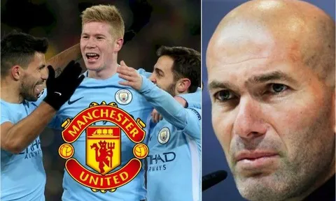 Sốc! Tái xuất, Zidane muốn M.U tậu ngay 'máy chạy' của Man City