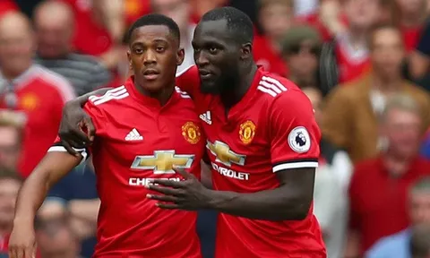 Thống kê SỐC về bộ đôi Martial - Lukaku trước Brighton