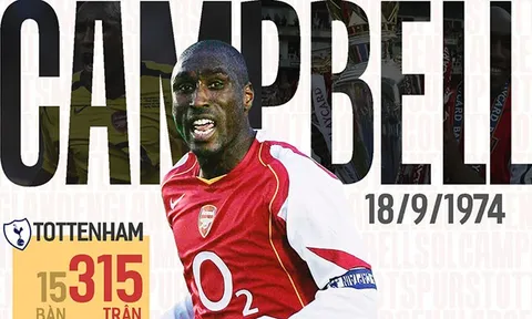 Sol Campbell: Từ Judas đến người khổng lồ của Arsenal