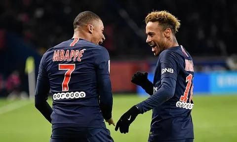 Song sát Neymar-Mabppe nổ súng, PSG lập kỷ lục không tưởng