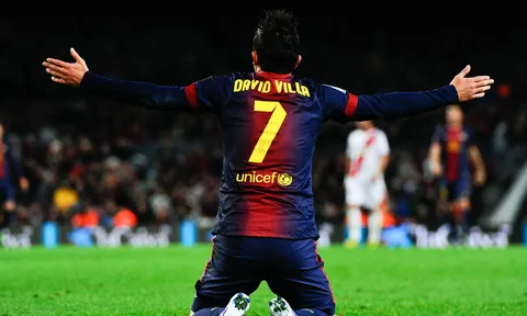 Sự đáng sợ của David Villa trong màu áo Barca