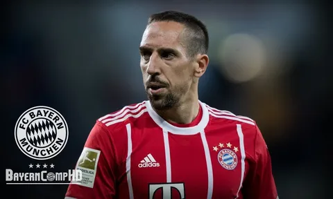 Sự trở lại của Franck Ribery mùa giải 2017/18