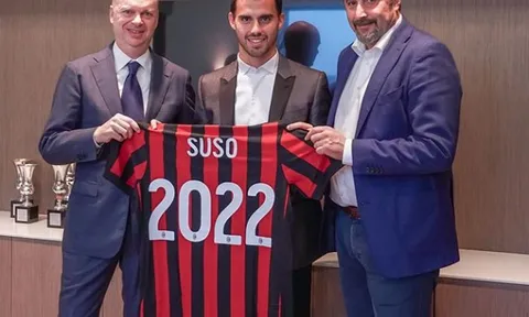 Suso CHÍNH THỨC gia hạn hợp đồng với AC Milan