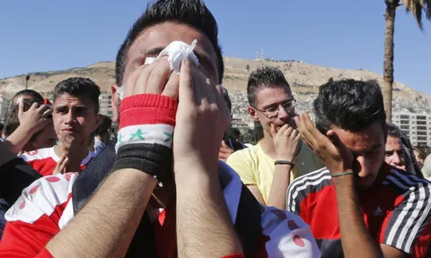 Syria chìm trong biển nước mắt khi giấc mơ World Cup lụi tàn