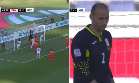 "Tặng" Trung Quốc bàn thắng, thủ thành Kyrgyzstan đi vào lịch sử Asian Cup