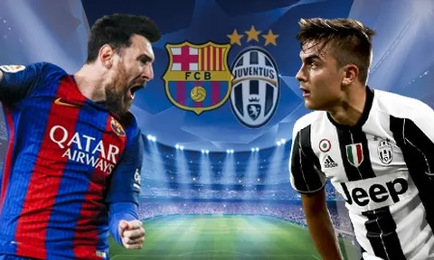 Tất cả bàn thắng 4 trận Barcelona vs Juventus gần nhất
