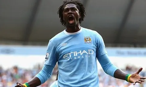 Tất cả bàn thắng của Adebayor cho Man City