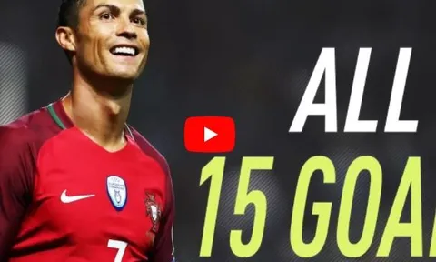 Tất cả các bàn thắng của Cristiano Ronaldo ở vòng loại World Cup