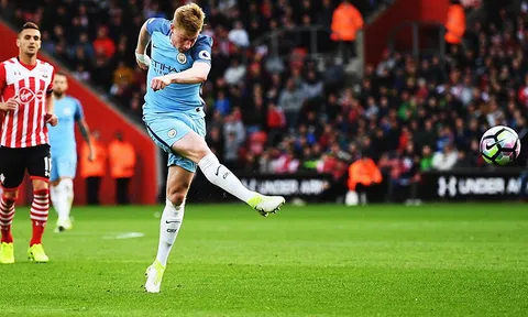 Thách thức Kevin De Bruyne dứt điểm và cái kết