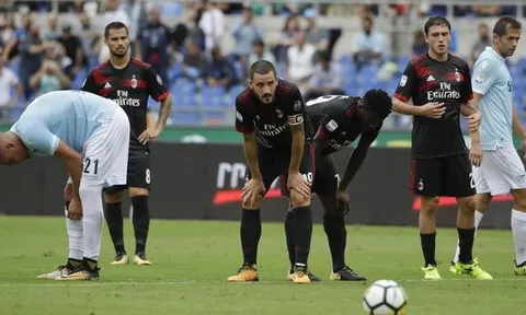 Thảm bại trước Lazio, cả thế giới đang cười Milan