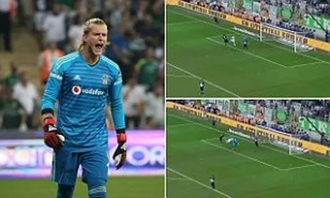 Karius lại mắc sai lầm ngớ ngẩn khiến Besiktas trả giá đắt