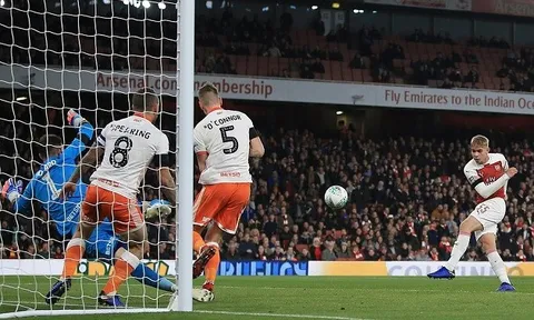 Thần đồng 18 tuổi lên tiếng, Arsenal nhẹ nhàng vượt ải Blackpool