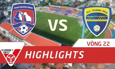 Than Quảng Ninh 4-3 FLC Thanh Hóa (Vòng 22 V-League 2017)