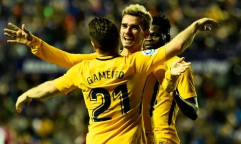 Thắng '5 sao', Atletico vượt qua kỷ lục trong mùa giải từng lập cú đúp