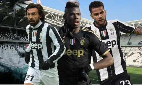 Thất kinh với 8 "món hàng" miễn phí của Juventus trong 10 năm qua