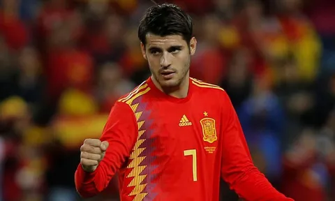 THỐNG KÊ: Morata là "pháo hạng nặng" của Tây Ban Nha