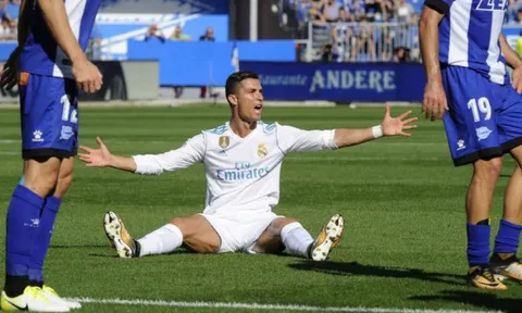 THỐNG KÊ kém cỏi của Ronaldo sau trận thắng Alaves