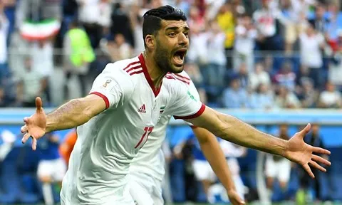 Tiền đạo Iran thờ ơ với danh hiệu vua phá lưới Asian Cup