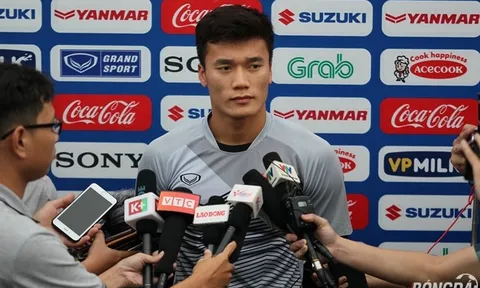 Thủ môn Bùi Tiến Dũng: “Em mong khán giả sẽ được theo dõi trận đấu”