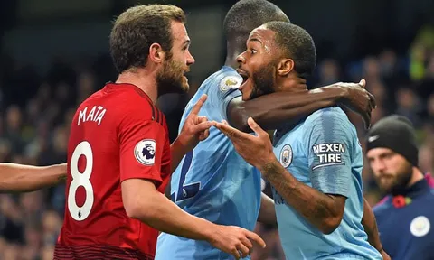 Tiết lộ điều Mata nói thẳng với Sterling ở trận derby Manchester