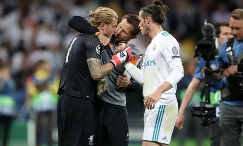 TIẾT LỘ: Lời Bale nói với Karius sau chung kết Champions League
