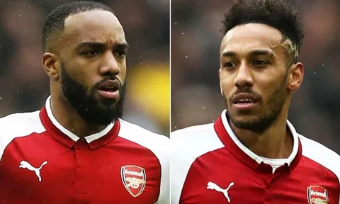 Tin Arsenal: Lacazette nói gì về mối quan hệ cạnh tranh với Aubameyang?