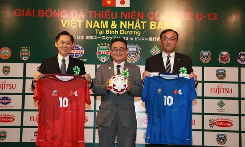 Sao nhí Việt so kè cùng tài năng trẻ Nhật Bản tại giải U13 Quốc tế