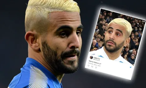 Tóc mới của Riyad Mahrez khiến cộng đồng dậy sóng