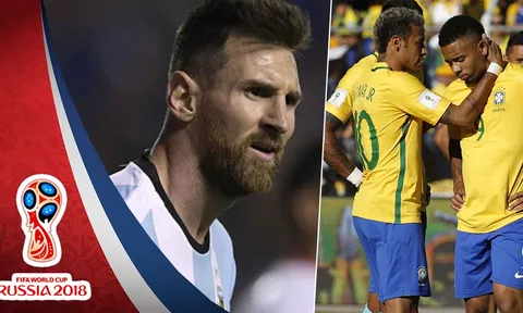 Tổng hợp vòng loại World Cup 2018 | Khu vực Nam Mỹ