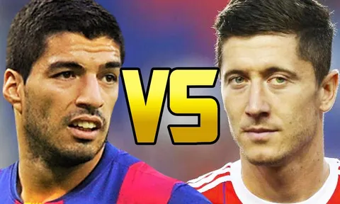 Top 10 bàn thắng của Luis Suarez vs Robert Lewandowski
