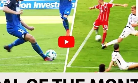 Top 10 bàn thắng đẹp nhất Bundesliga tháng 10