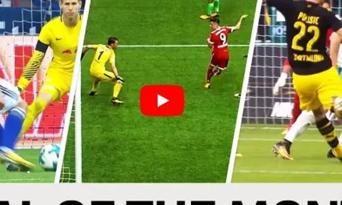 Top 10 bàn thắng đẹp nhất Bundesliga tháng Tám
