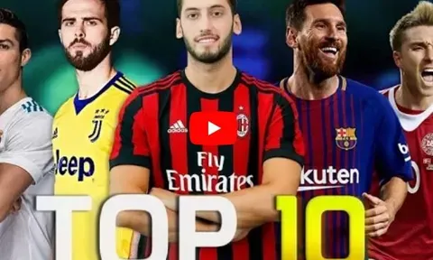 Top 10 cầu thủ sút phạt tốt nhất mùa 2017/18