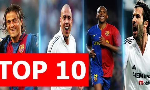 Top 10 danh thủ từng chơi cho cả Real và Barca