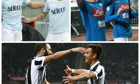 Top 10 'đôi bạn cùng tiến' đỉnh nhất Serie A