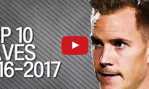 Top 10 pha cứu thua đỉnh nhất của Marc-Andre ter Stegen mùa 2016/17