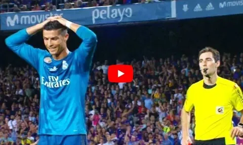 Top 10 quyết định bất công của trọng tài với Cristiano Ronaldo