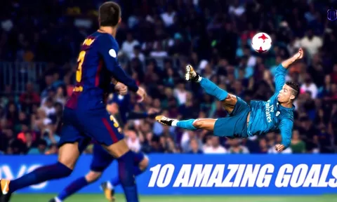 Top 10 siêu phẩm đỉnh cao của Cristiano Ronaldo trong năm 2017