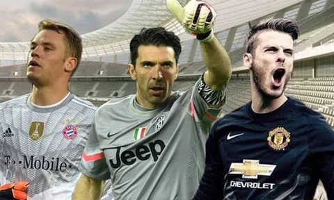 Top 10 thủ môn 'khủng' nhất FIFA 18: De Gea vượt mặt Buffon
