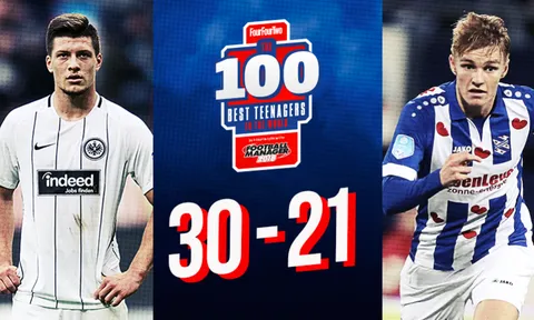 Top 100 cầu thủ trẻ xuất sắc nhất năm 2017 (Phần 8): Cái tên 'dám' từ chối Barca