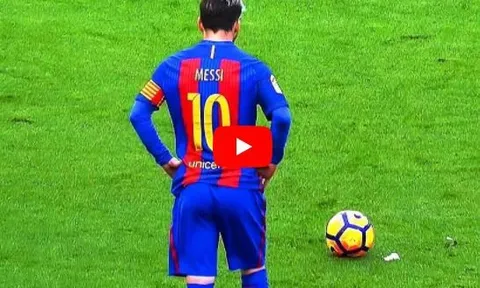 Top 15 pha sút phạt đẹp nhất của Lionel Messi